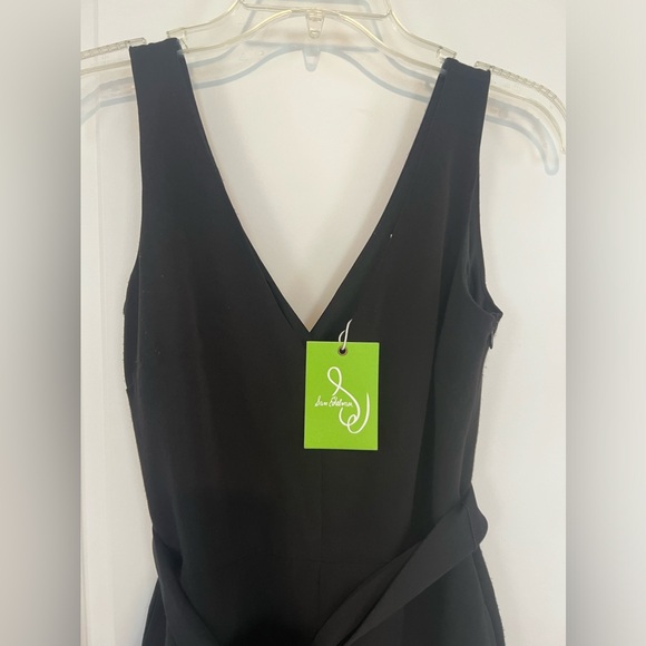 NWT Sam Edelman Black Crop Jumpsuit. Size 4 - Picture 2 of 6